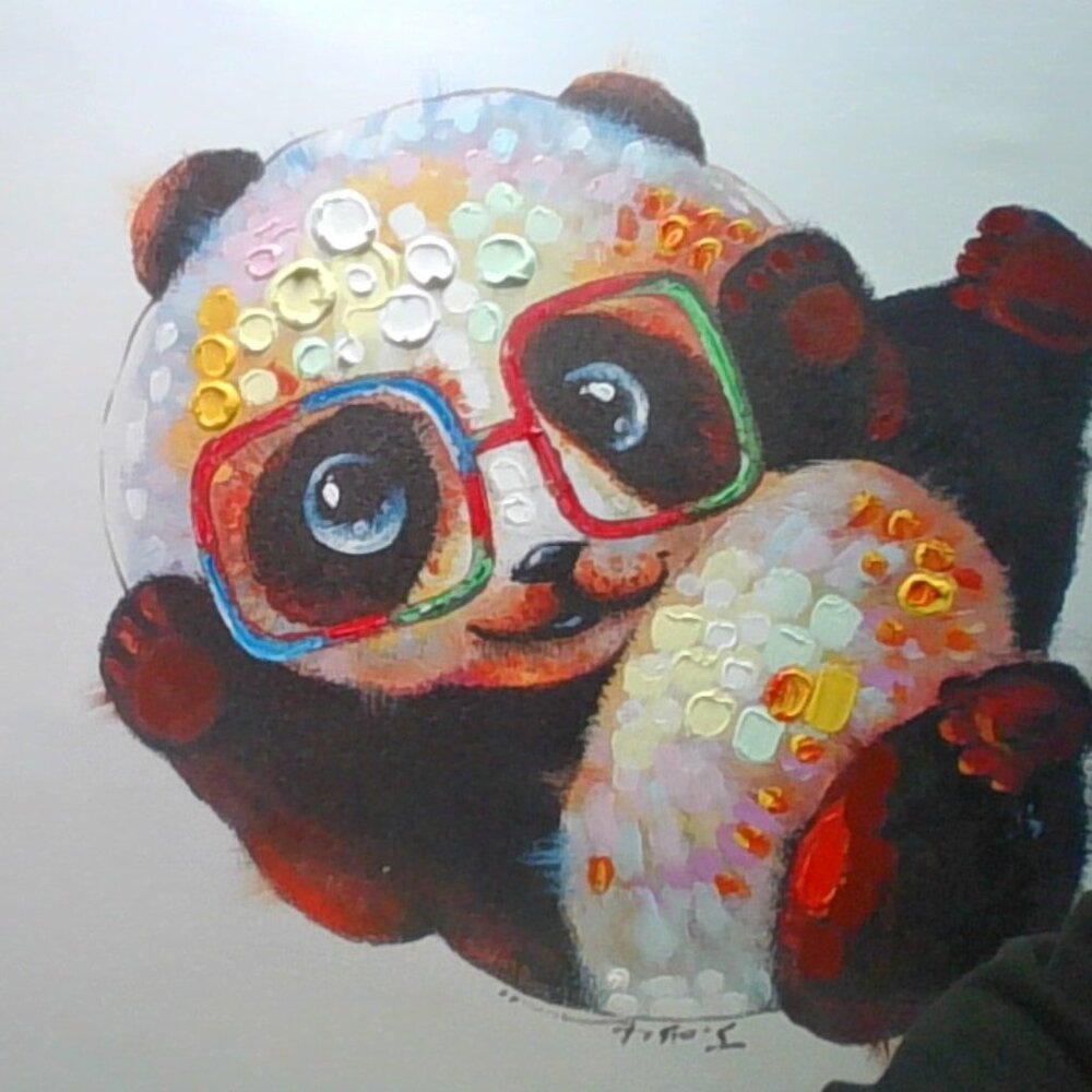 Panda Bear Painting